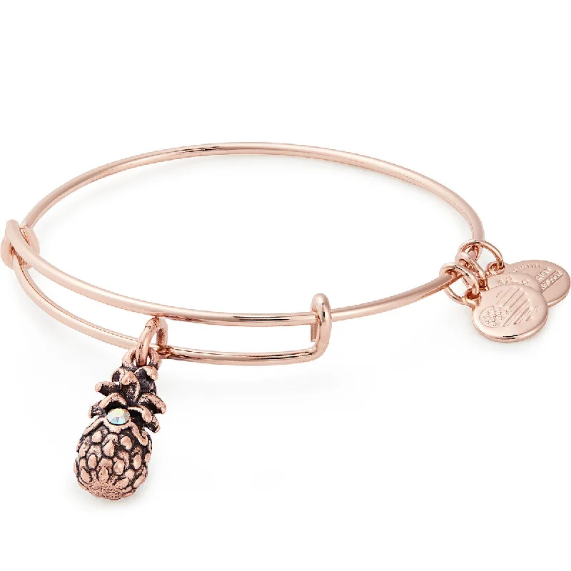 ALEX AND ANI Pineapple Charm Bangle