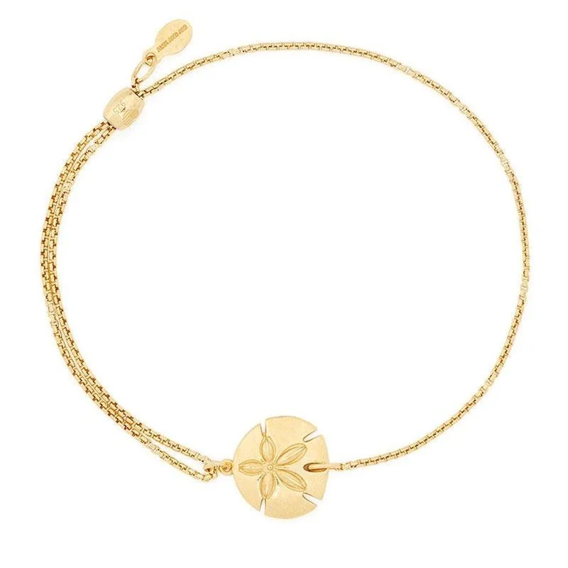 ALEX AND ANI Pull Chain Bracelet, Sand Dollar