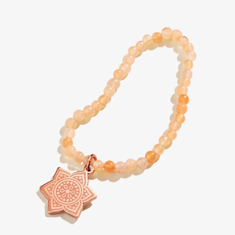 ALEX AND ANI Sacral Chakra Charm Stretch Bracelet