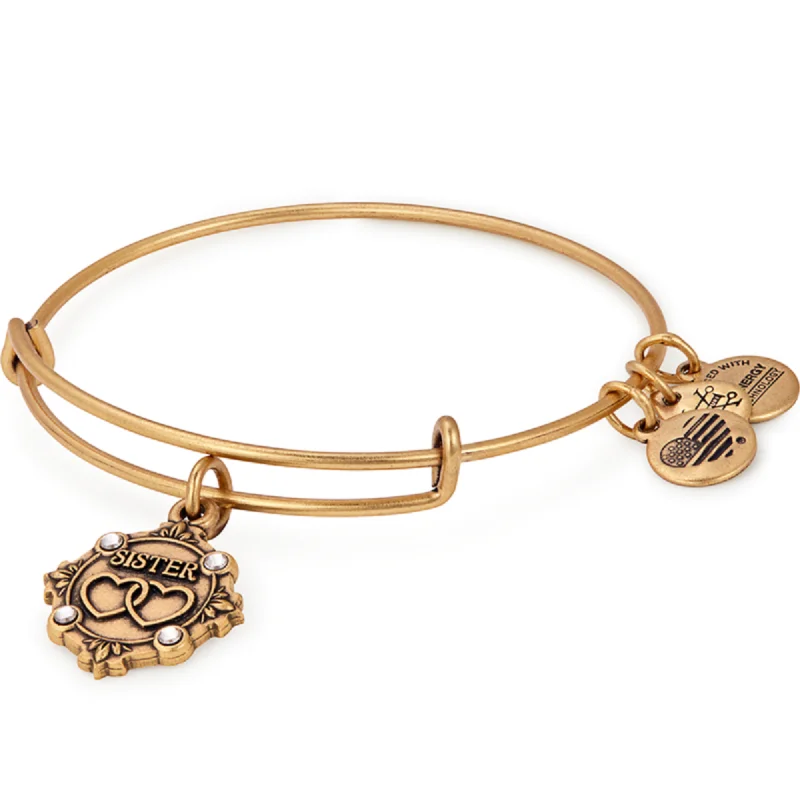 ALEX AND ANI Sister Charm Bangle