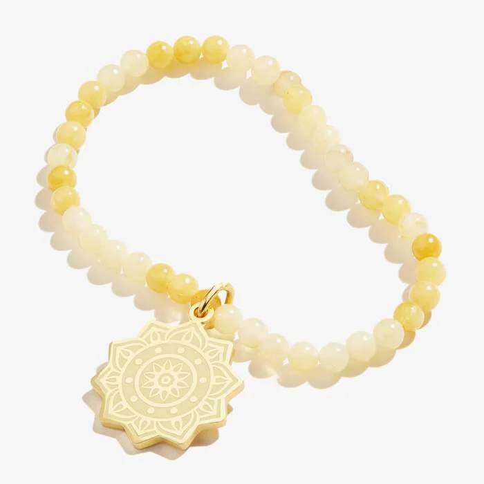 ALEX AND ANI Solar Plexus Chakra Stretch Bracelet