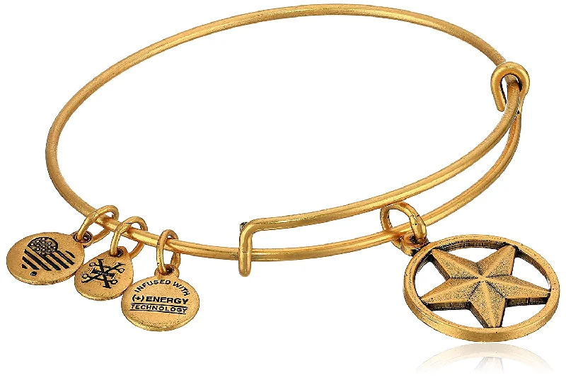 ALEX AND ANI Star of Strength Charm Bangle