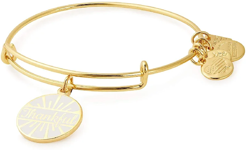 ALEX AND ANI Today Is A Gift Charm Bangle