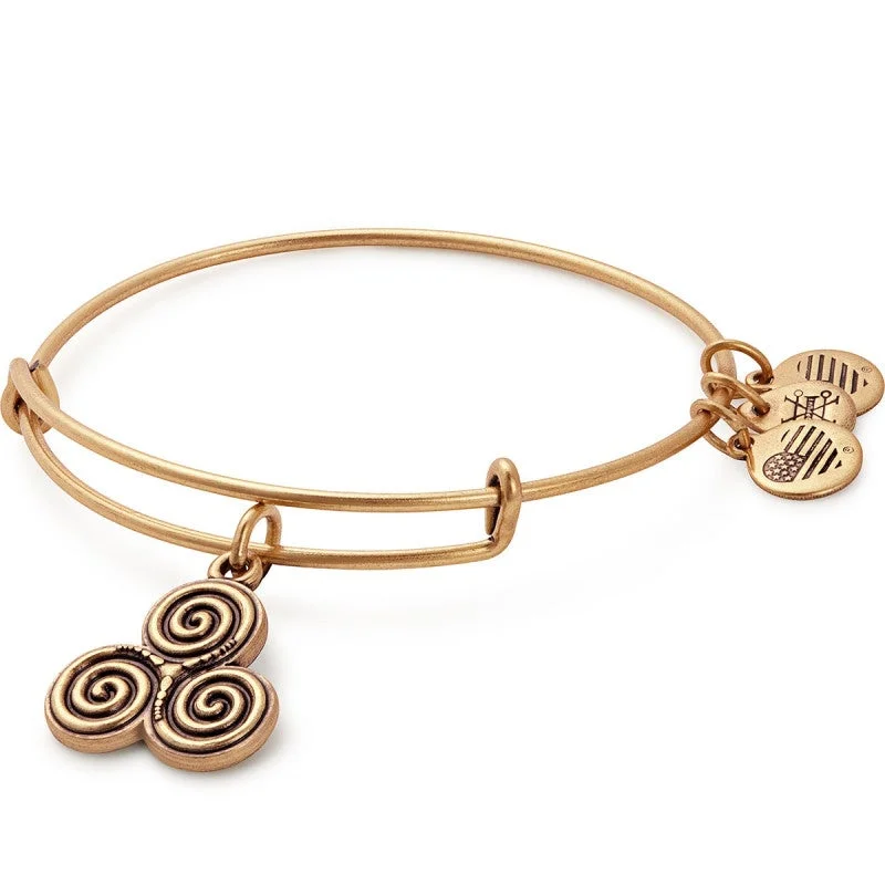 ALEX AND ANI Triskelion Charm Bangle