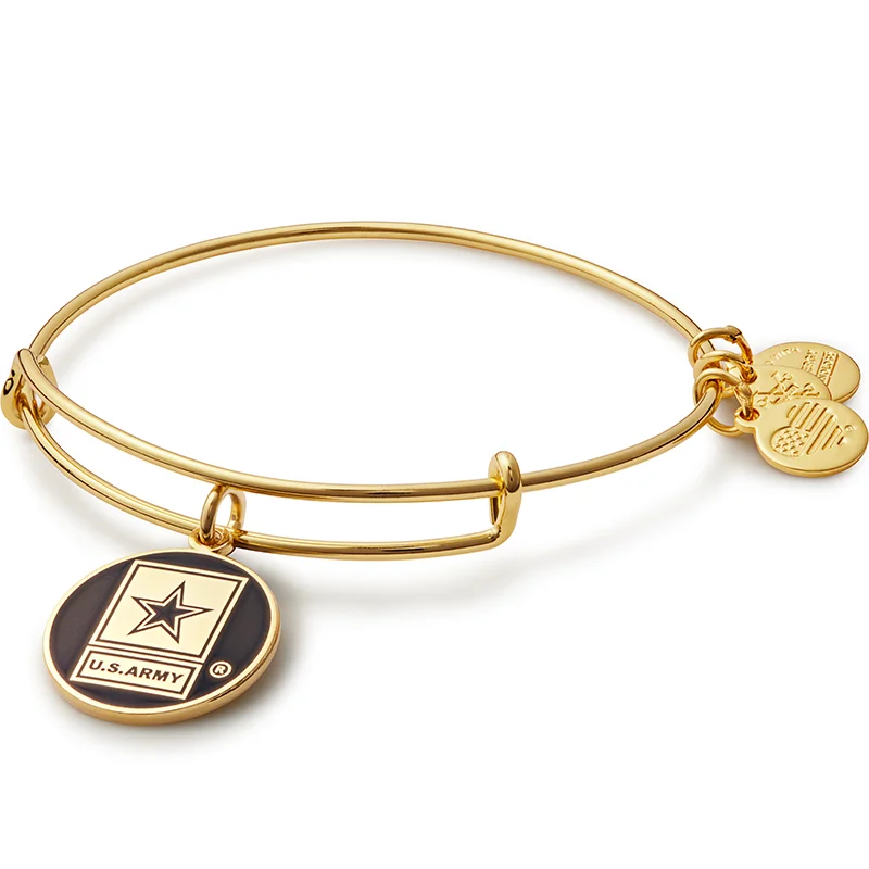 ALEX AND ANI U.S. Army Charm Bangle