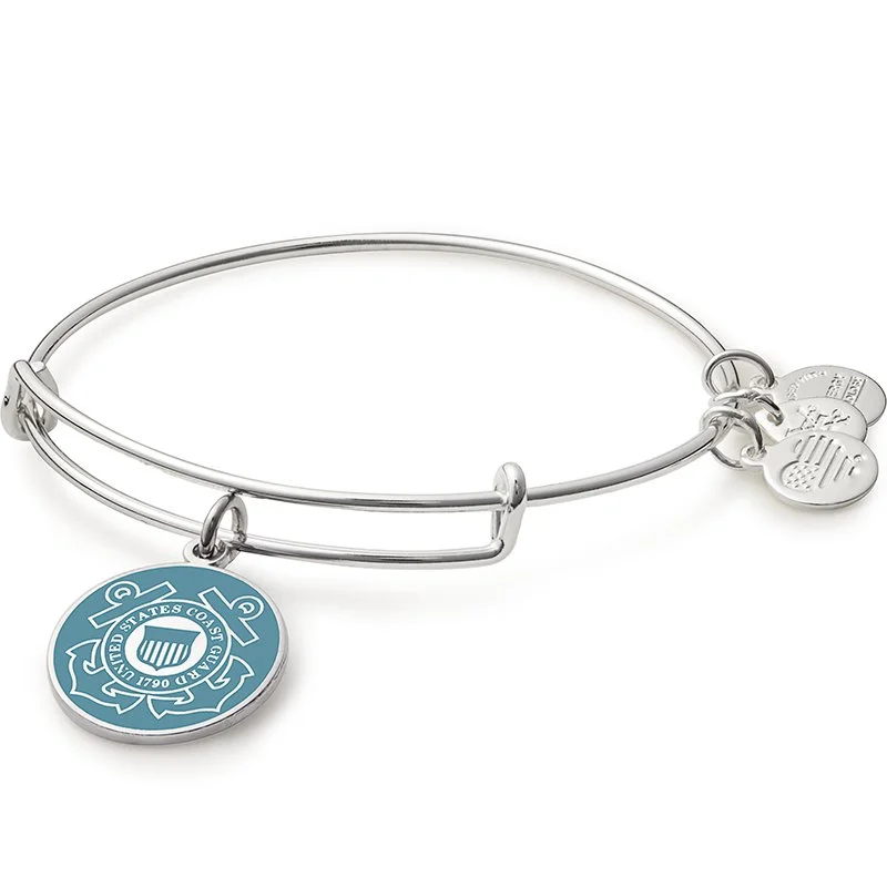 ALEX AND ANI U.S. Coast Gaurd Charm Bangle