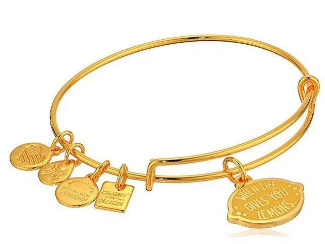 ALEX AND ANI When Life Gives You Lemons Charm Bangle