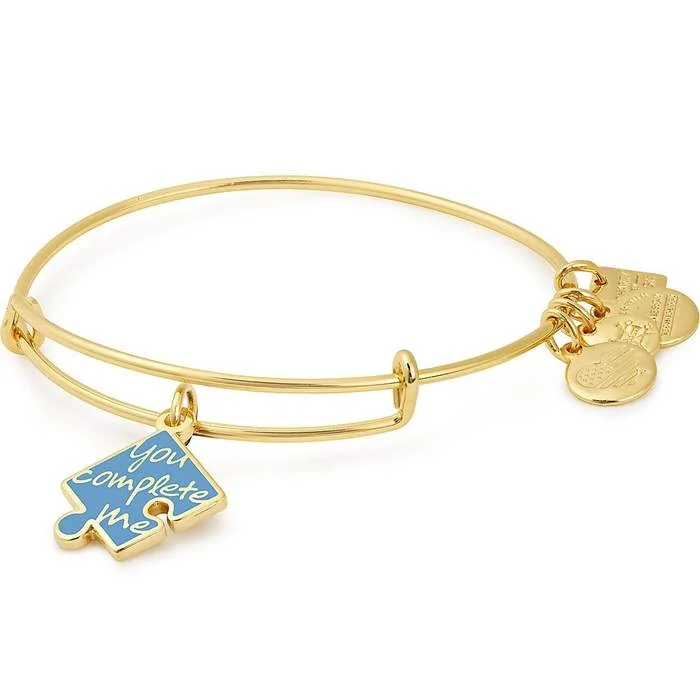 ALEX AND ANI 'You Complete Me' Charm Bangle