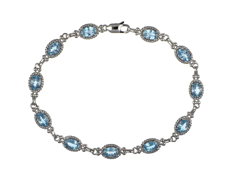 Aquamarine Bracelet (Aquamarine 4.42 cts.)