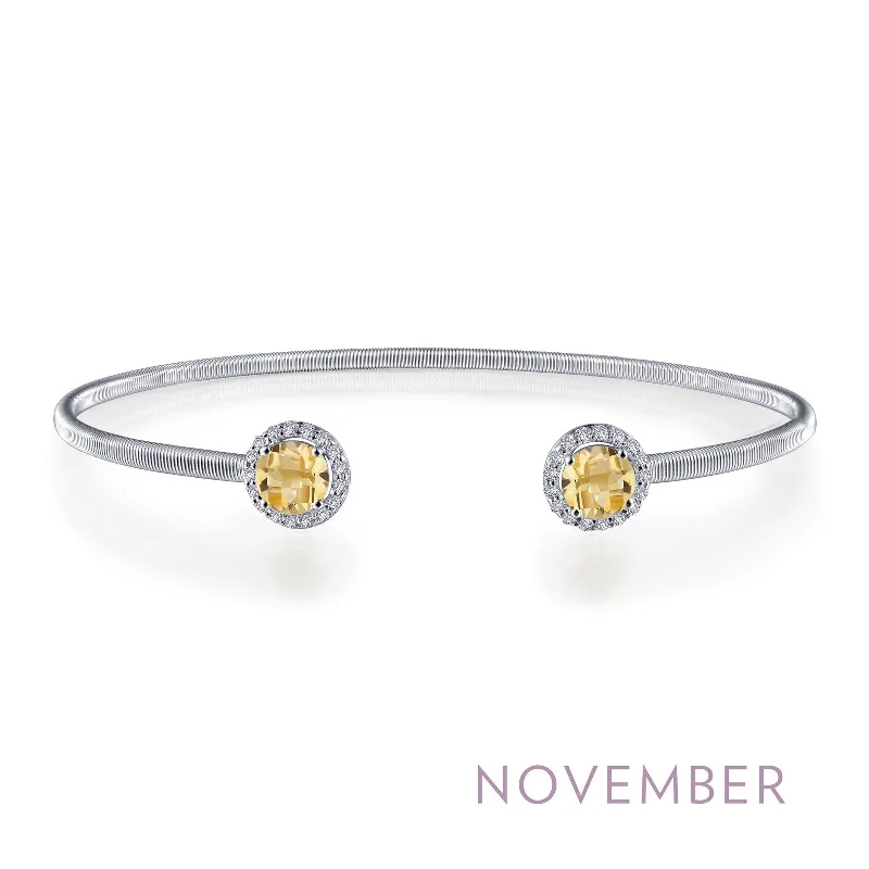 Lafonn Birthstone Citrine November Bracelet BB002CTP72