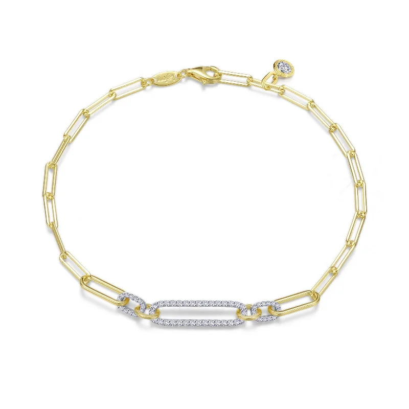 Lafonn Paperclip Diamond Bracelet B0169CLT75