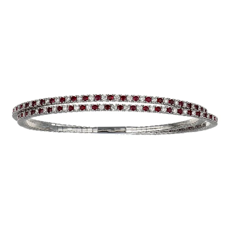 Ruby Bangle (Ruby 2.64 cts. White Diamond 2.28 cts.)