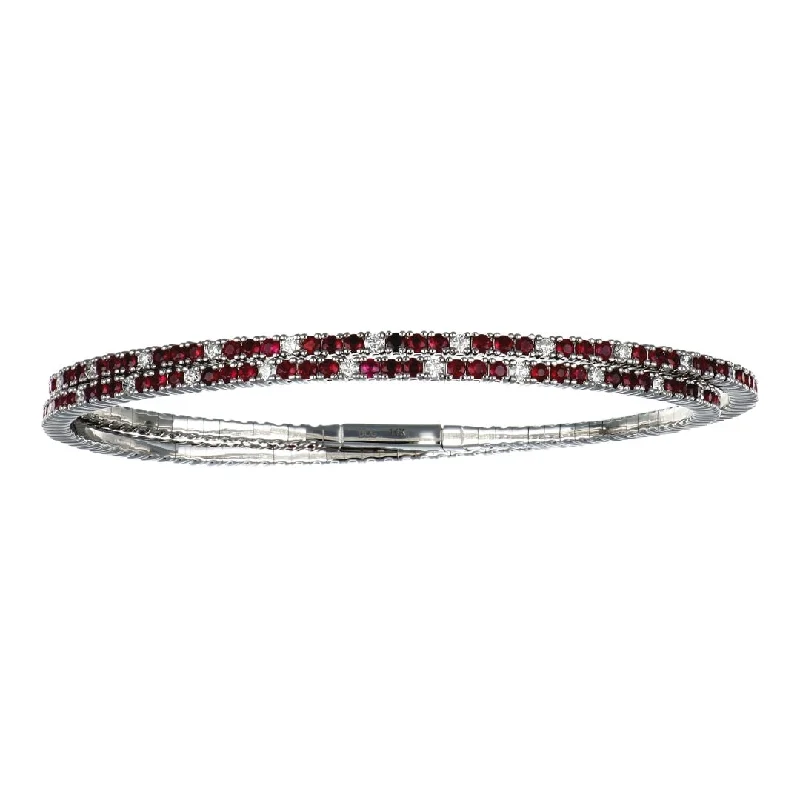 Ruby Bangle (Ruby 3.81 cts. White Diamond 1.01 cts.)