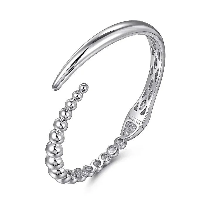 Sterling Silver Bujukan Bypass 6.25 Inch Bangle