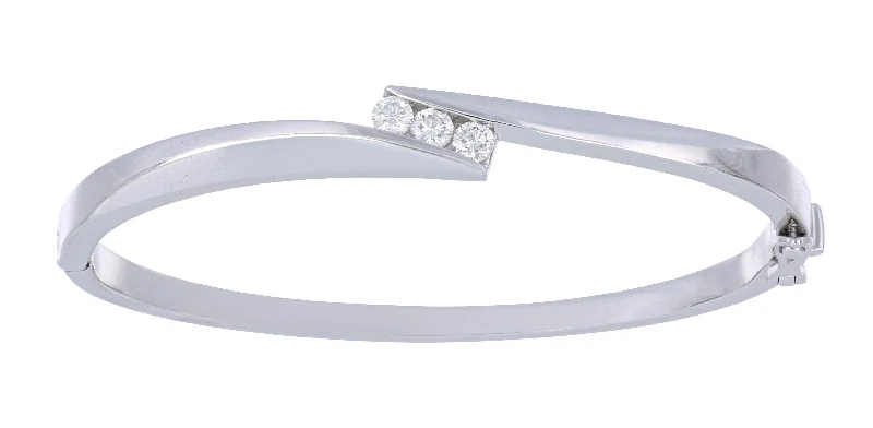 White Diamond Ladies Bangle (White Diamond 0.57 cts.)